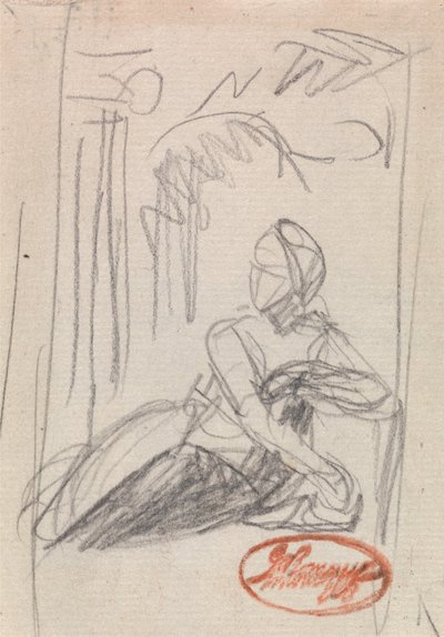 Reclining Female Figure by George Romney